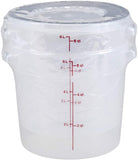 Cambro RFS6PPSW2190 6-Quart Round Food-Storage Container with Lid, Set of 2