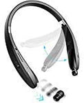 Levin Foldable Bluetooth Headset Bluetooth 4.1 Wireless Headphone Neckband with Retractable Earbuds for iPhone, Samsung Galaxy Series, Android and Other Bluetooth-Enabled Devices