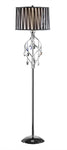 OK Lighting Lady Crystal Floor Lamp