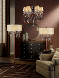 OK Lighting AZOK5157F Magnolia Floor Lamps, Brown