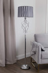 OK Lighting Lady Crystal Floor Lamp