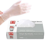 Basic Medical Clear Vinyl Exam Gloves - Latex-Free & Powder-Free