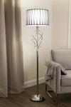 OK Lighting Lady Crystal Floor Lamp