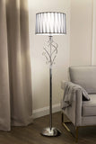 OK Lighting Lady Crystal Floor Lamp