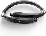 Bluetooth Headset Bluetooth Headphone Wireless Neckband Design with Retractable Earbud for iPhone, Android, Other Bluetooth Enabled Devices