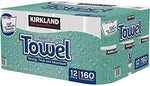 Kirkland Signature Premium Big Roll Paper Towels 12-roll, 160 Sheets Per Roll