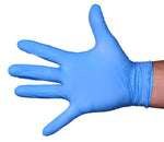 Pantryware Essentials Blue Nitrile Exam Gloves - Size M - Pack of 100ct