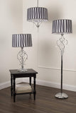 OK Lighting Lady Crystal Floor Lamp