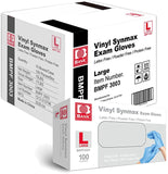 Basic Synmax Vinyl Exam Gloves, 4 Mil – Disposable - Latex-Free & Powder-Free