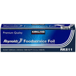 Kirkland Signature, Reynolds Standard Foodservice Foil Roll Premium Quality 1,000 Linear Feet 12" Wide