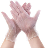 Basic Medical Clear Vinyl Exam Gloves - Latex-Free & Powder-Free