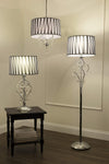 OK Lighting Lady Crystal Floor Lamp