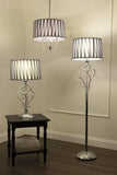 OK Lighting Lady Crystal Floor Lamp