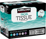 Thick And Soft Premium Quality 2 Ply Kirkland Signature Facial Tissue Lodge Pack 30-pack 110 Sheets/Carton 6 With Different Carton Designs For Choice