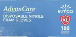 ADVANCARE Disposable Nitrile Medical Chemo Rated Examination Gloves, Blue,