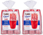 Evaluation result 4.3 of 10 Roll over image to zoom in  Kirkland Signature Chinet The Big Red Cup, 18 Oz, 480 Count