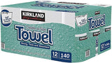 Kirkland Signature ERR Premium Big Roll Paper Towels 12-roll, 160 Sheets Per Roll - 3 Pack