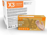 X3 Clear Vinyl Industrial Gloves