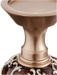 OK Lighting Curvae Candholder Candleholder Set, Brown, Bronze and Gold