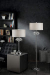 OK Lighting AZOK5158T Ayana Table Lamps, Silver