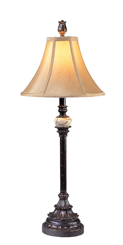 OK LIGHTING OK-4161M 28-Inch H Antique Black Buffet Lamp