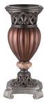 OK Lighting Wooden Finish Decorative Flower Vase