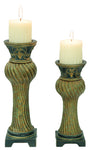 OK Lighting Antique Candleholder (Set of 2), 14.0"