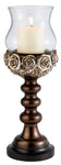 OK Lighting OK-4275-C1 16 Inch Allure Candle Holder, Brown