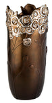 OK Lighting OK-4275-V2 16.5 Inch Allure Decorative Vase, Brown