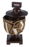 OK Lighting 12" H Polymosaic Decorative Box