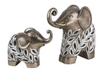 OK Lighting 5.5" and 8.5" H Kiara Decorative Elephant