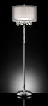 OK Lighting OK-5149F Moiselle Floor Lamp, 61.5" x 17" x 17"