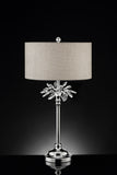 OK Lighting AZOK5158T Ayana Table Lamps, Silver